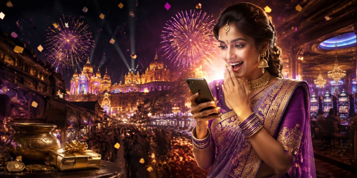 Mobile user accessing casino games on phone in India